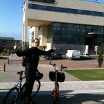 K. no Tagus Park - Bike Buddy em acção entre a Amadora e o Tagus Park